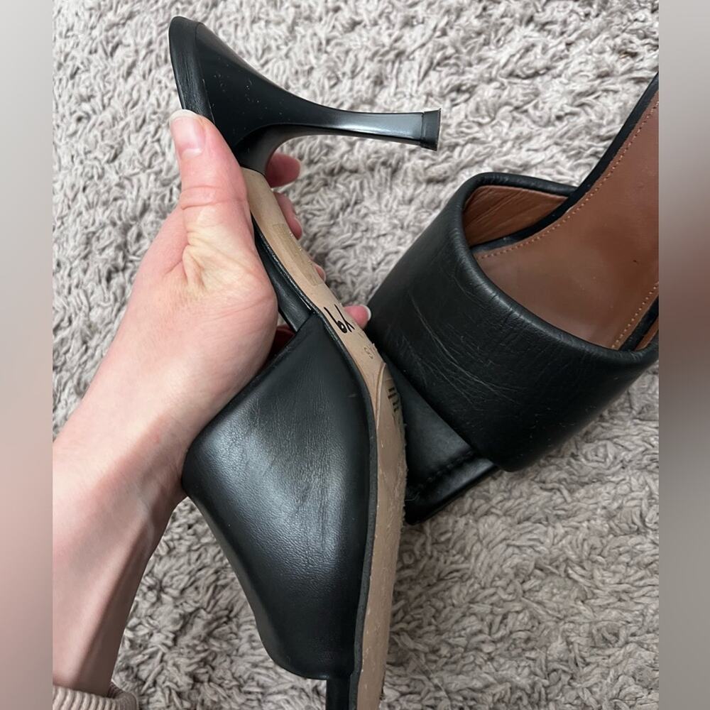 ALOHAS Women's Sustainable Puffy Mule in Black Size 40 (9) Office Siren Mobwife - Picture 6 of 7